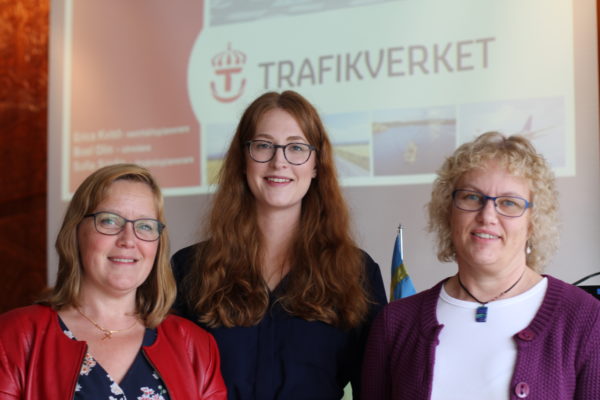 Sofia Sjödin, Erica Kvist, Boel Olin, Trafikverket.