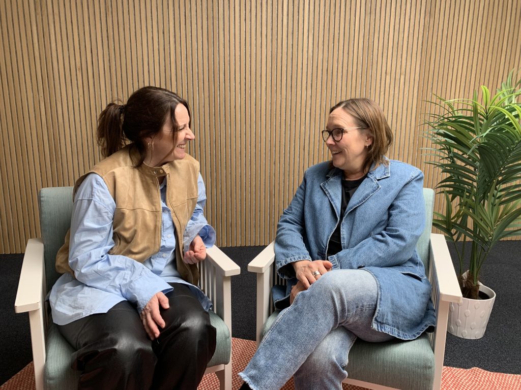 Siren Linde och Pernilla Forss, Hälsokällan vid Fyrbodals kommunalförbund.